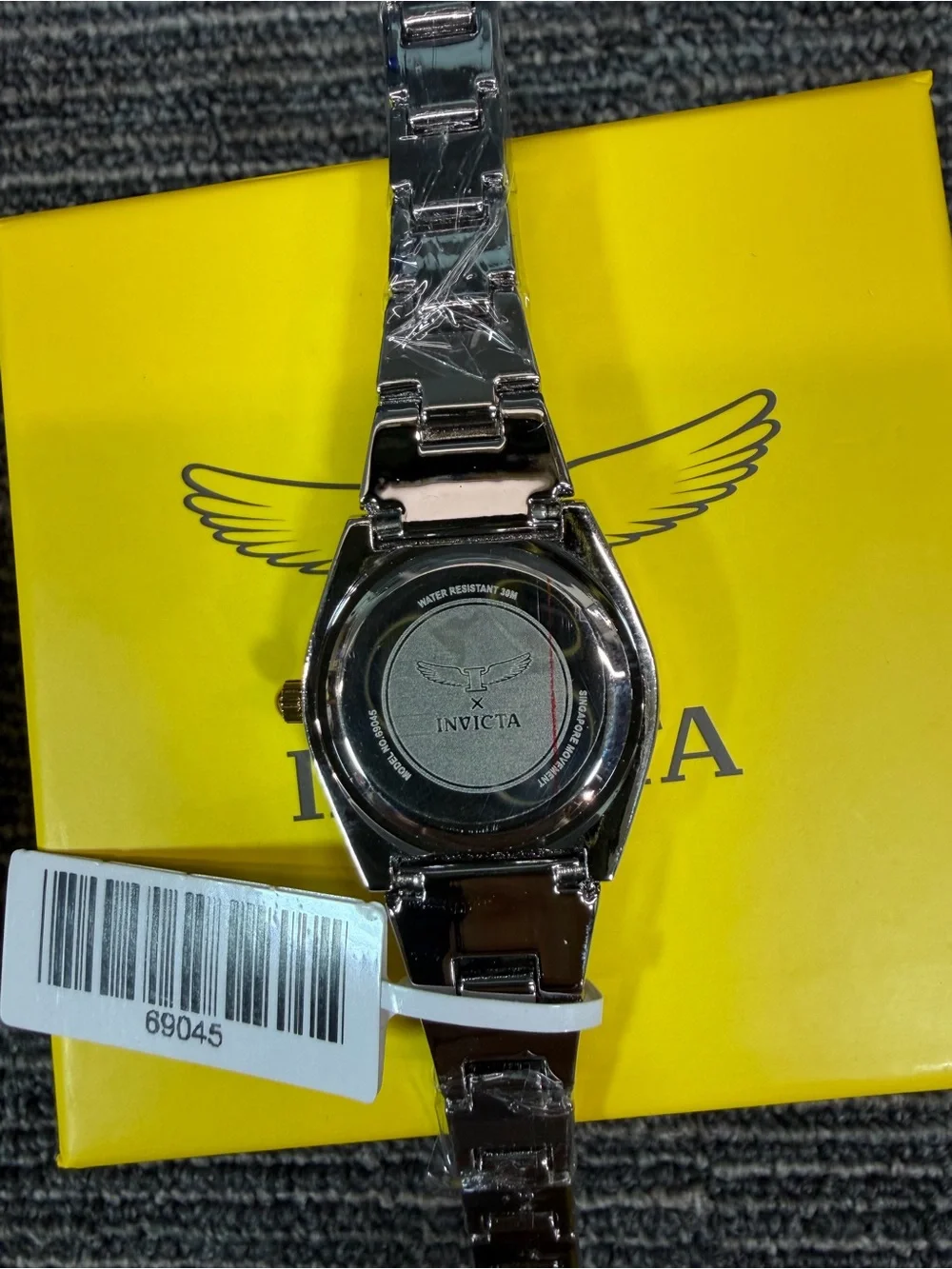 Invicta Celestial Lady 28mm Gold Dial/Silver Bracelet 69045 New